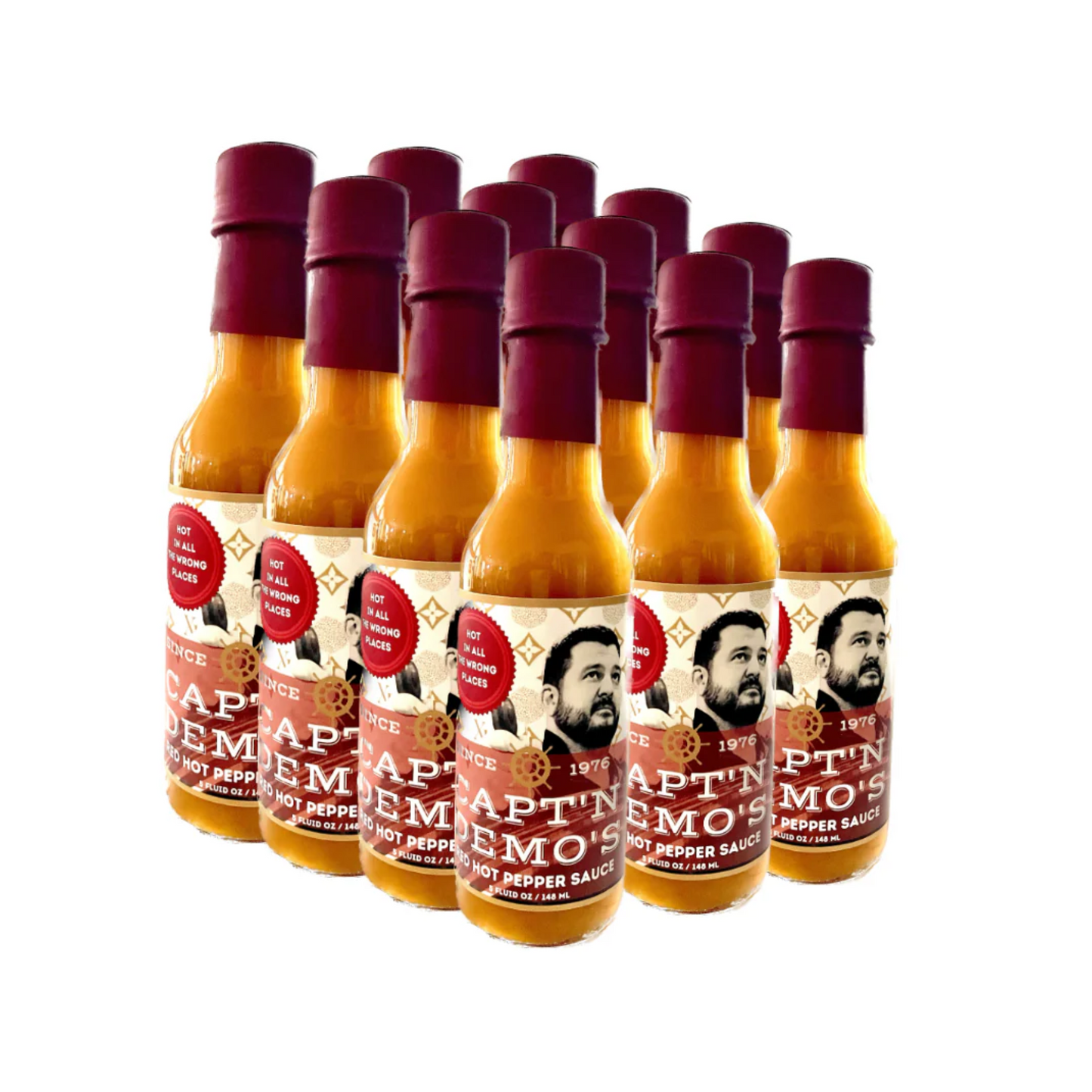 TRUF-FULL CASE - 12 BOTTLES OF CAPT'N D'S RED HOT TRUFFLE GOODNESS