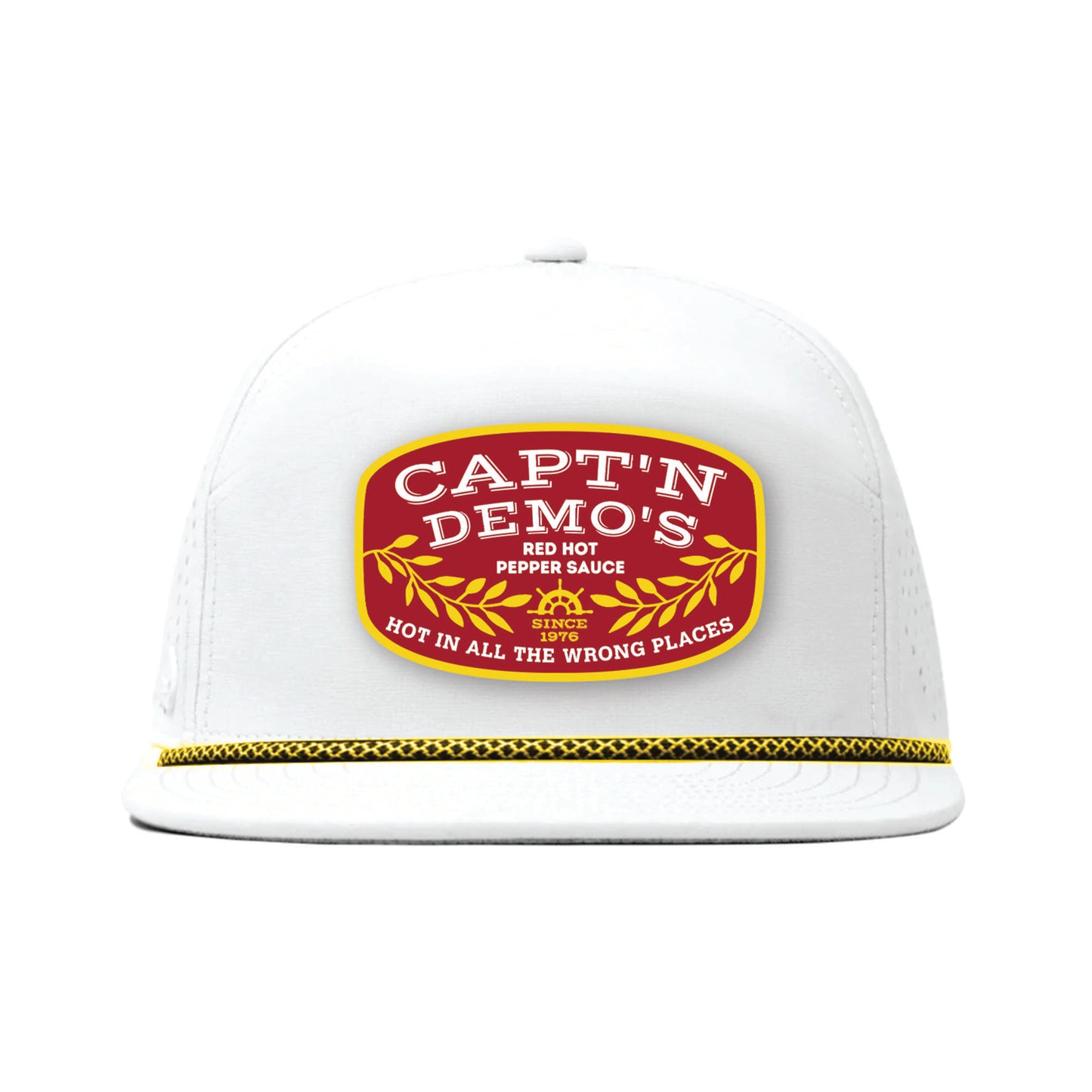 Nautical Golf Rope Hat- Hampty Hampt’s White