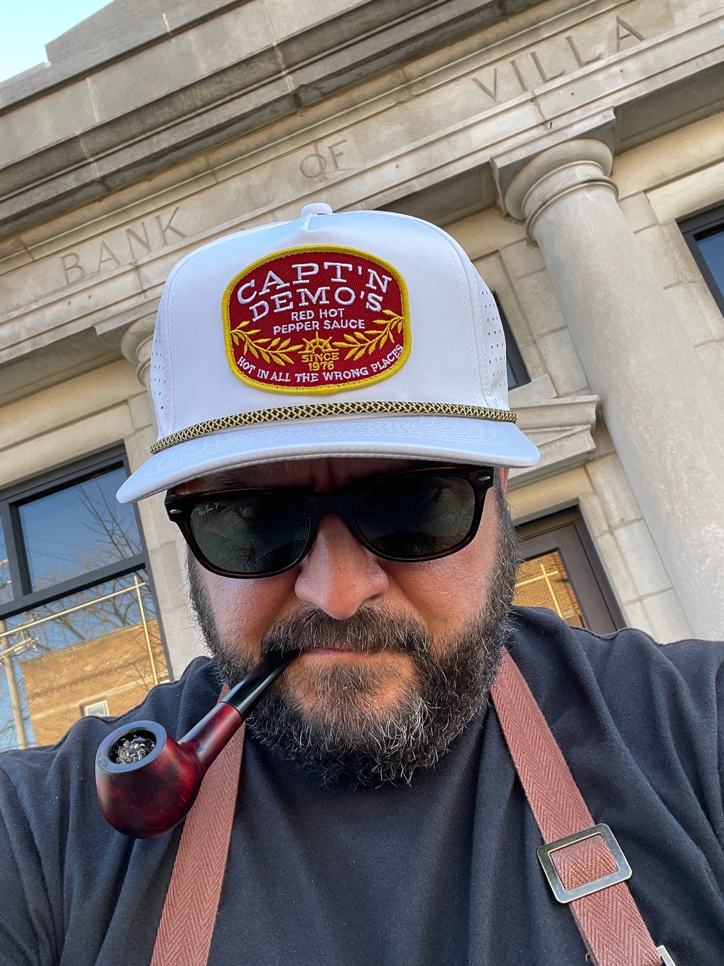 Nautical Golf Rope Hat- Hampty Hampt’s White