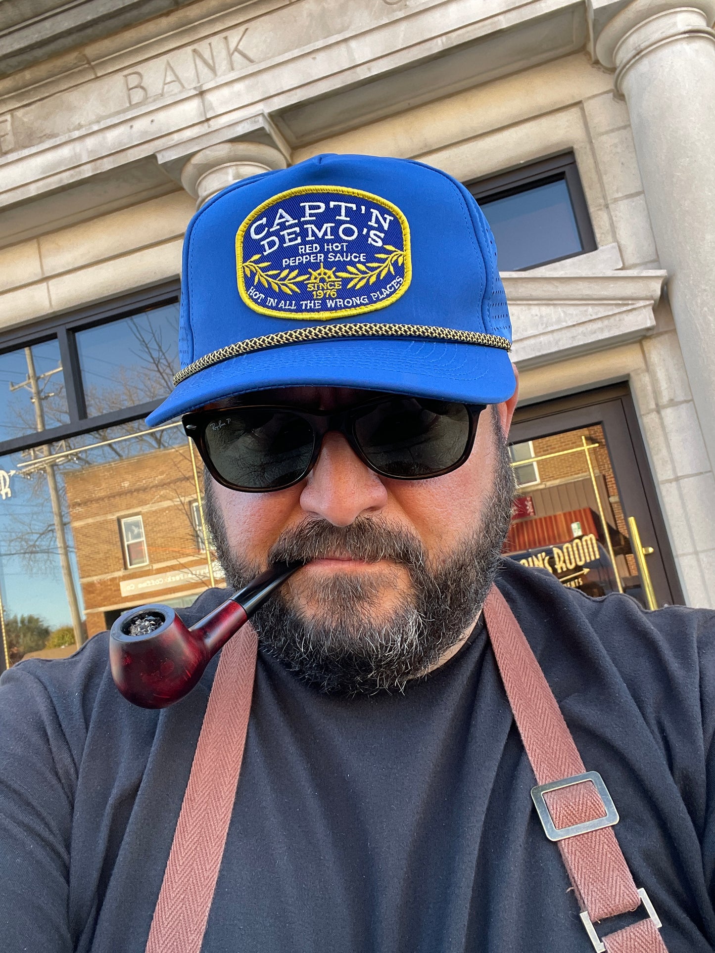 Nautical Golf Rope Hat- Sea Captain's Blue