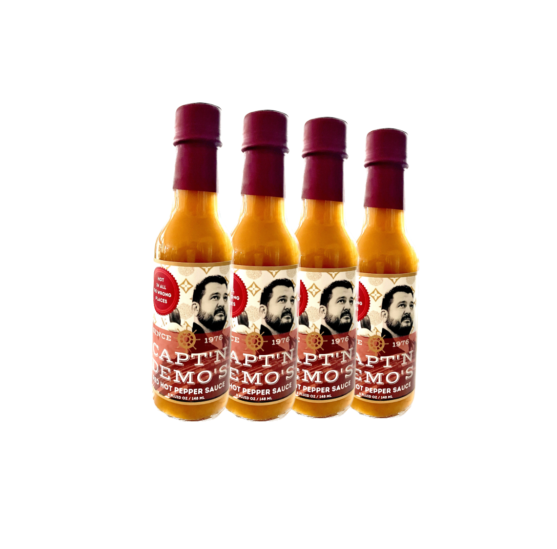 TRUF-FULL CASE - 12 BOTTLES OF CAPT'N D'S RED HOT TRUFFLE GOODNESS